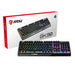 MSI VIGOR GK30 RGB MEMchanical Gaming Keyboard ' UK Layout, MECH. Membrane switches, 6-Zone RGB Lighting, RGB Mystic Light, water repellent keyboard design' - VIGORGK30