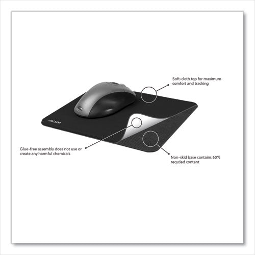 ALLSOP Naturesmart Mouse Pad, 8.5 x 8, Raindrops Design - 30182