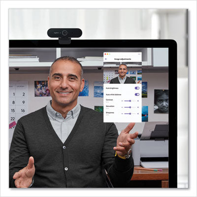 BRIO Ultra HD Webcam, 1920 pixels x 1080 pixels, Black - 960-001105