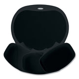 FELLOWES Easy Glide Gel Mouse Pad with Wrist Rest, 10 x 12, Black - 93730