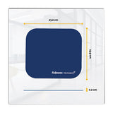 FELLOWES Mouse Pad with Microban Protection, 9 x 8, Navy - 5933801