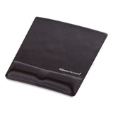 FELLOWES Ergonomic Memory Foam Wrist Support with Attached Mouse Pad, 8.25 x 9.87, Black - 9181201