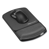 FELLOWES Gel Mouse Pad Wrist Rest with Microban Protection, 6.75 x 10.12, Graphite - 9175101