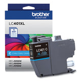 BROTHER  High-Yield Ink, 500 Page-Yield, Cyan - LC401XLCS
