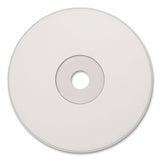 VERBATIM CD-R DataLifePlus Printable Recordable Disc, 700 MB/80 min, 52x, Spindle, White, 100/Pack - 95253