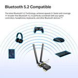TP-Link Archer AX3000 Wi-Fi 6 Bluetooth 5.2 PCIe Adapter - ARCHER TX55E
