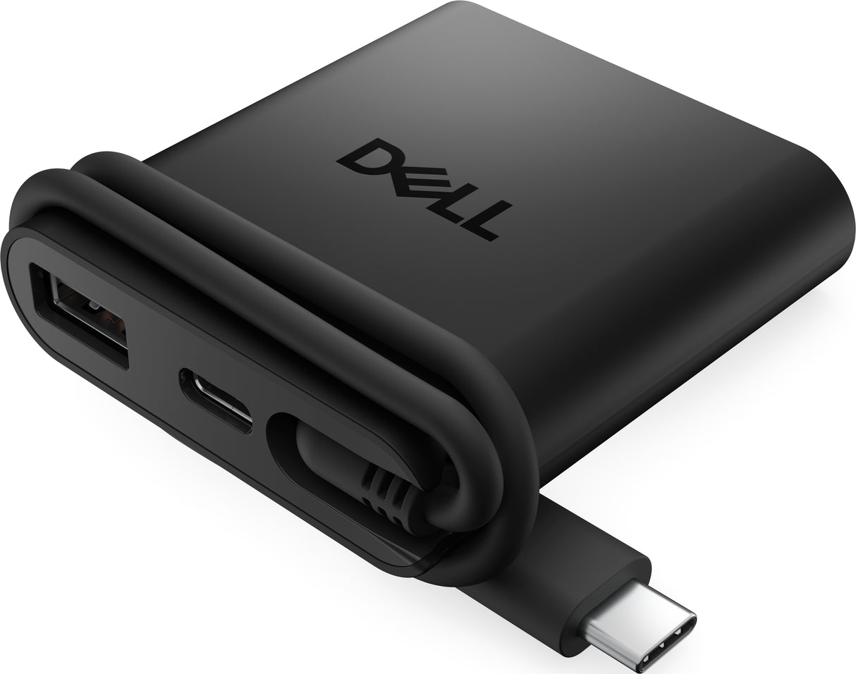 DELL DA225 Wired USB 3.2 Gen 1 (3.1 Gen 1) Type-C Black - DA225-BK-DAO DELL