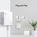 TP-Link TL-PA7017 KIT PowerLine network adapter 1000 Mbit/s Ethernet LAN White 2 pc(s) - TL-PA7017 KIT