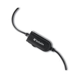 Mono Headset with Microphone and In-Line Remote, Black - 70722