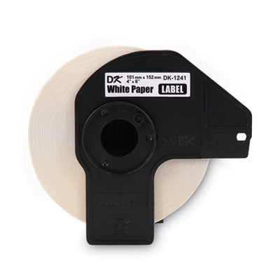 Die-Cut Shipping Labels, 4" x 6", White, 200 Labels/Roll - DK1241