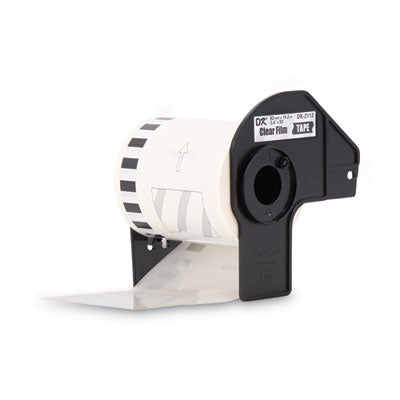 Continuous Film Label Tape, 2.4" x 50 ft Roll, Clear - DK2113