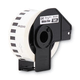 Continuous Film Label Tape, 1.1" x 50 ft Roll, White - DK2211