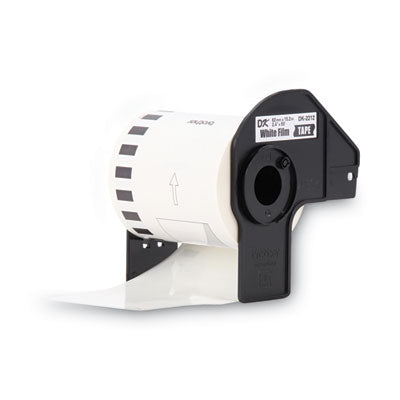 Continuous Film Label Tape, 2.4" x 50 ft Roll, White - DK2212