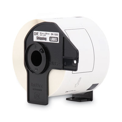 Die-Cut Shipping Labels, 2.4" x 3.9", White, 300 Labels/Roll - DK1202