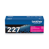 BROTHER  High-Yield Toner, 2,300 Page-Yield, Magenta - TN227M