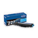 TN227C High-Yield Toner, 2,300 Page-Yield, Cyan - TN227C