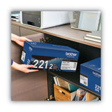 BROTHER TN2212PK Toner, 2,500 Page-Yield, Black, 2/Pack - TN2212PK