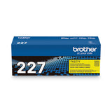 BROTHER  High-Yield Toner, 2,300 Page-Yield, Yellow - TN227Y