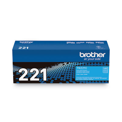 TN221C Toner, 1,400 Page-Yield, Cyan - TN221C
