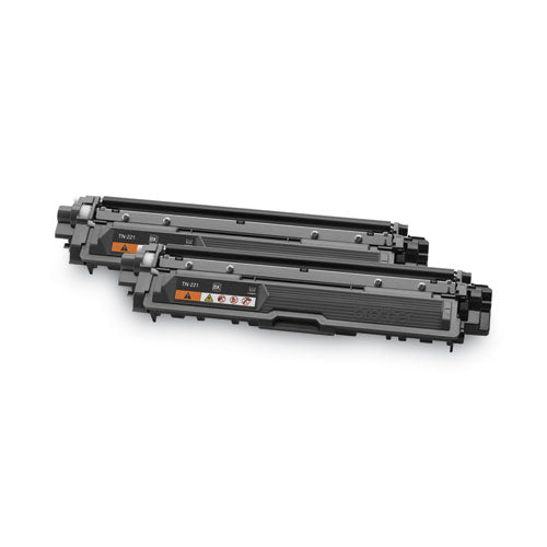 BROTHER TN2212PK Toner, 2,500 Page-Yield, Black, 2/Pack - TN2212PK