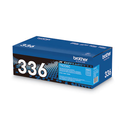 TN336C High-Yield Toner, 3,500 Page-Yield, Cyan - TN336C