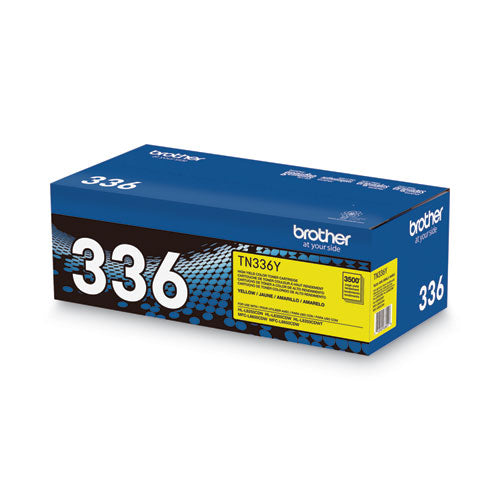 BROTHER  High-Yield Toner, 3,500 Page-Yield, Yellow - TN336Y