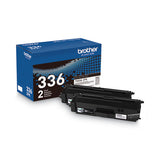 BROTHER  High-Yield Toner, 4,000 Page-Yield, Black, 2/Pack - TN3362PK