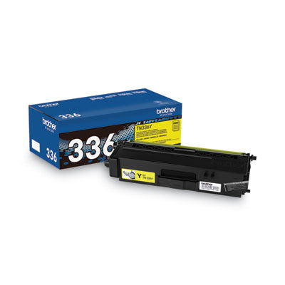 TN336Y High-Yield Toner, 3,500 Page-Yield, Yellow - TN336Y