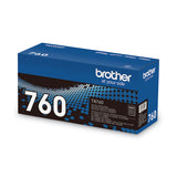 BROTHER  High-Yield Toner, 3,000 Page Yield, Black - TN760
