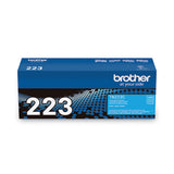 TN223C Toner, 1,300 Page-Yield, Cyan - TN223C