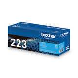 TN223C Toner, 1,300 Page-Yield, Cyan - TN223C