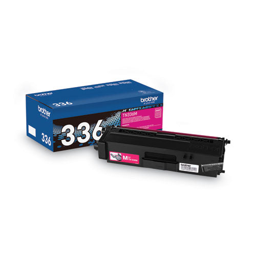 BROTHER  High-Yield Toner, 3,500 Page-Yield, Magenta - TN336M