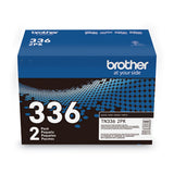 BROTHER  High-Yield Toner, 4,000 Page-Yield, Black, 2/Pack - TN3362PK