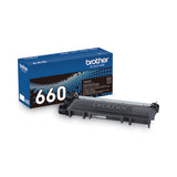 BROTHER  High-Yield Toner, 2,600 Page Yield, Black - TN660