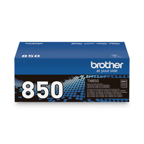 BROTHER  High-Yield Toner, 8,000 Page Yield, Black - TN850