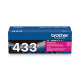 BROTHER  High-Yield Toner, 4,000 Page-Yield, Magenta - TN433M