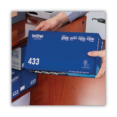 BROTHER Printer Consumables TN433C High-Yield Toner, 4,000 Page-Yield, Cyan - TN433C
