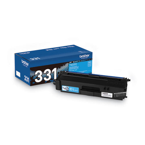 BROTHER  Toner, 1,500 Page-Yield, Cyan - TN331C