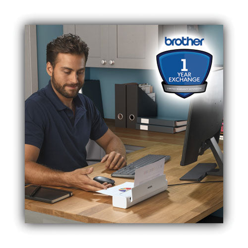 BROTHER One-Year Exchange Warranty Extension for Brother ADS-2400N, 2200, 1000W, 1200, 1250W, 1500W, - ES1141EPSP