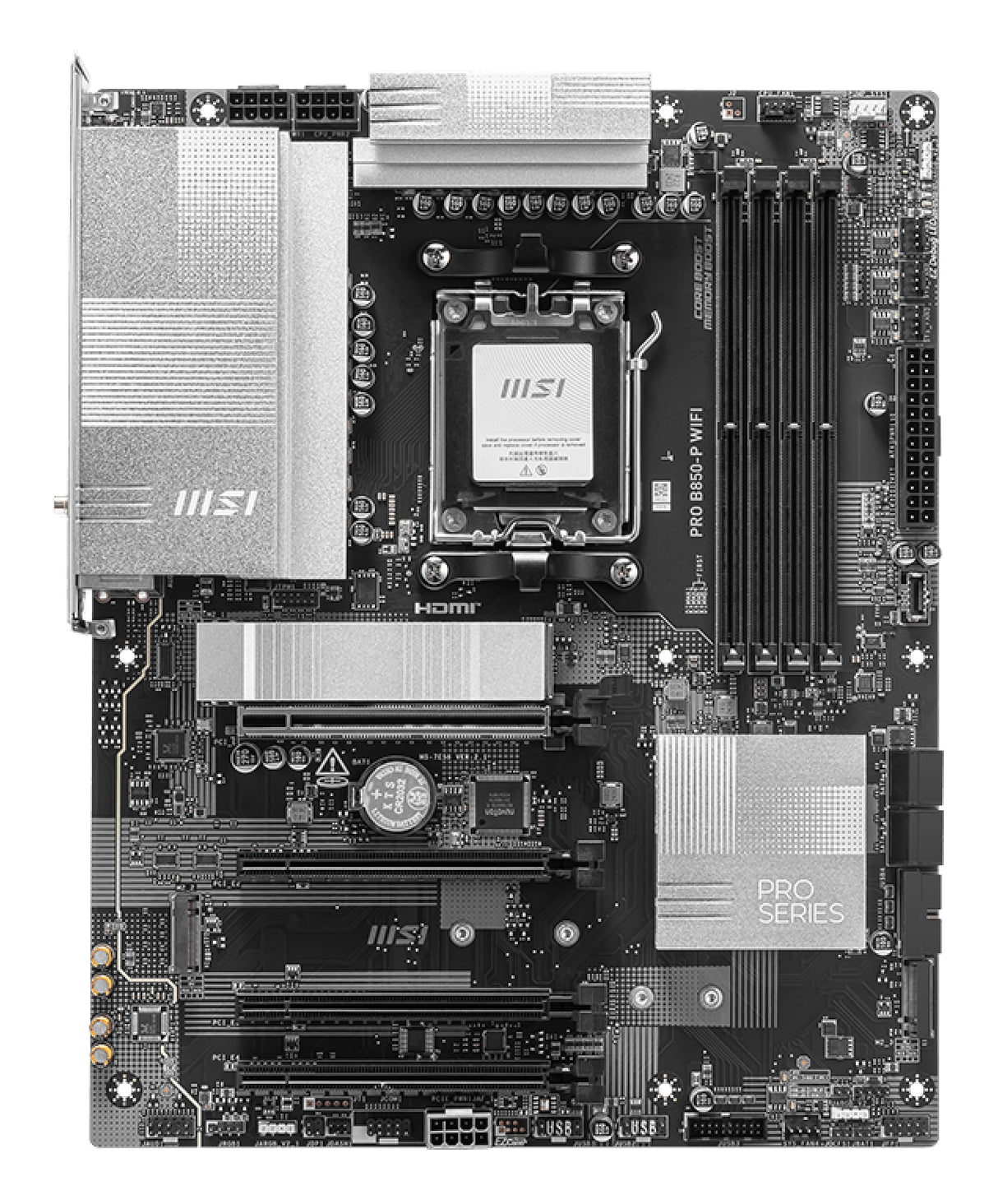 MSI PRO B850-P WIFI motherboard AMD B850 Socket AM5 ATX - PROB850PWIFI