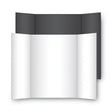 Two Cool Tri-Fold Poster Board, 36 x 48, Black/White, 6/Carton - 27135 C2G