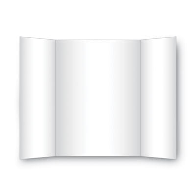 Two Cool Tri-Fold Poster Board, 36 x 48, Black/White, 6/Carton - 27135 C2G