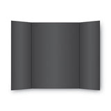 Two Cool Tri-Fold Poster Board, 36 x 48, Black/White, 6/Carton - 27135 C2G