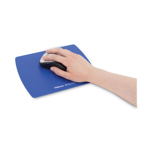 FELLOWES Ultra Thin Mouse Pad with Microban Protection, 9 x 7, Sapphire Blue - 5908001
