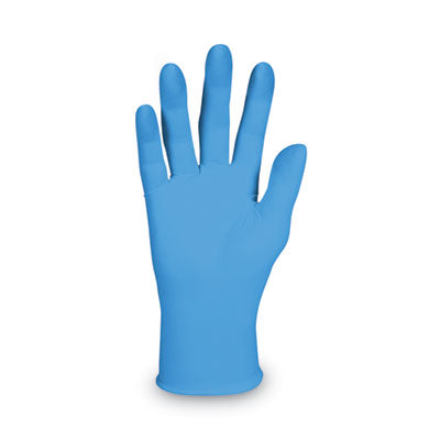 G10 2PRO Nitrile Gloves, Powder-Free, Medium, 6 mil Thick, 9.5" Long, Blue, 100/Box - 54422