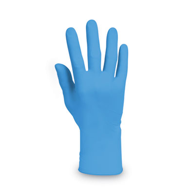 G10 2PRO Nitrile Gloves, Powder-Free, Medium, 6 mil Thick, 9.5" Long, Blue, 100/Box - 54422
