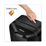 FELLOWES Powershred LX45 Cross-Cut Shredder, 8 Manual Sheet Capacity - 4400201