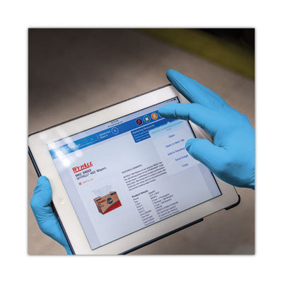 G10 Flex Blue Nitrile Gloves, Powder-Free, Small, 3 mil Thick, 9.5" Long, Blue, 100/Box, 10 Boxes/Carton - 54332