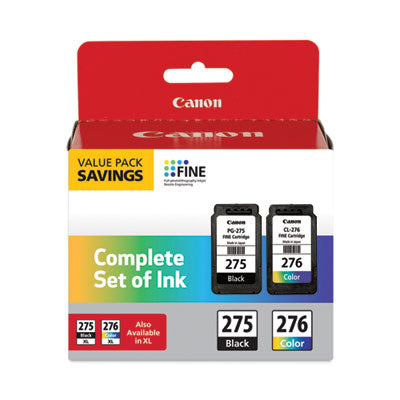 4988C005 (PGI-275; CLI-276) Multipack Ink, Black/Tri-Color - 4988C005