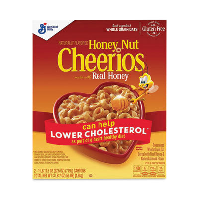 Honey Nut Cereal, 27.5 oz Box, 2/Carton - 40106 C2G